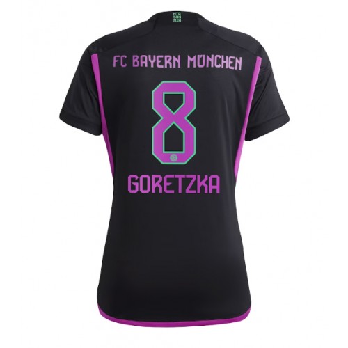Ženski Nogometni dresi Bayern Munich Leon Goretzka #8 Gostujoči 2023-24 Kratek Rokav